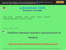 Tablet Screenshot of laboratoire-odic.com